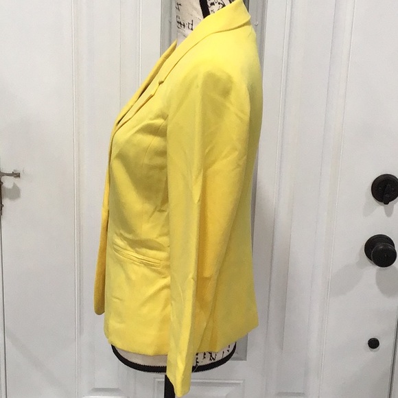 🆕 KENSIE SunRay Blazer Long Sleeves Yellow - Picture 5 of 11